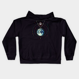 Geometric universe Kids Hoodie